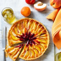 Layered Stonefruit Tart